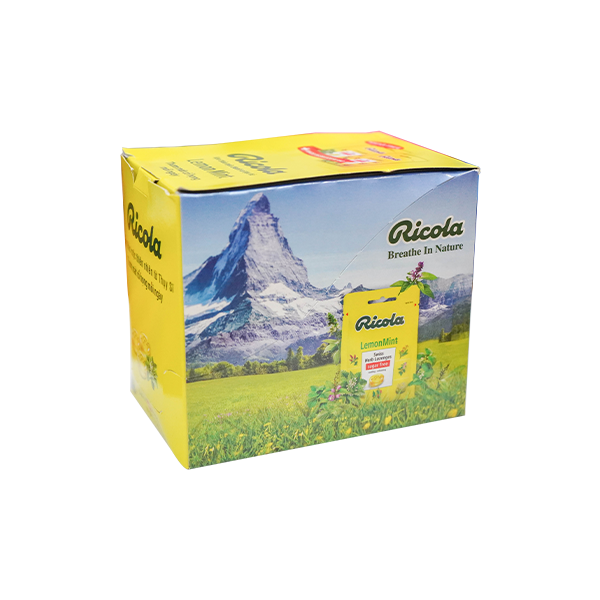 Kẹo Ngậm Ho Không Đường Ricola Original Herb 17g (hộp)