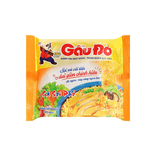 Mì Gấu Đỏ Vị Gà Sợi Phở