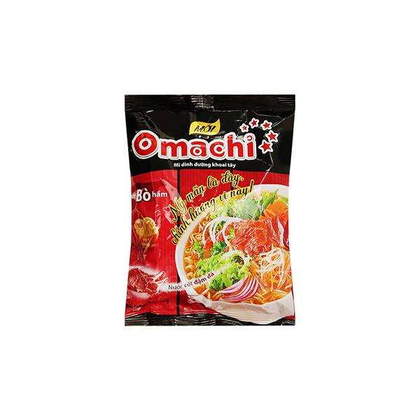 Mì Omachi Xốt Bò Hầm 80g