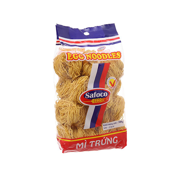 Mì Trứng Safoco Sợi Nhỏ 500g