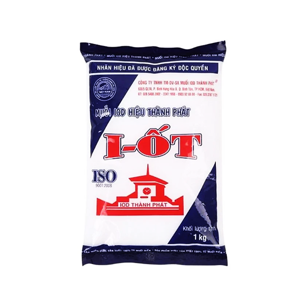 Muối Sấy Tinh Iot Thành Phát 1kg