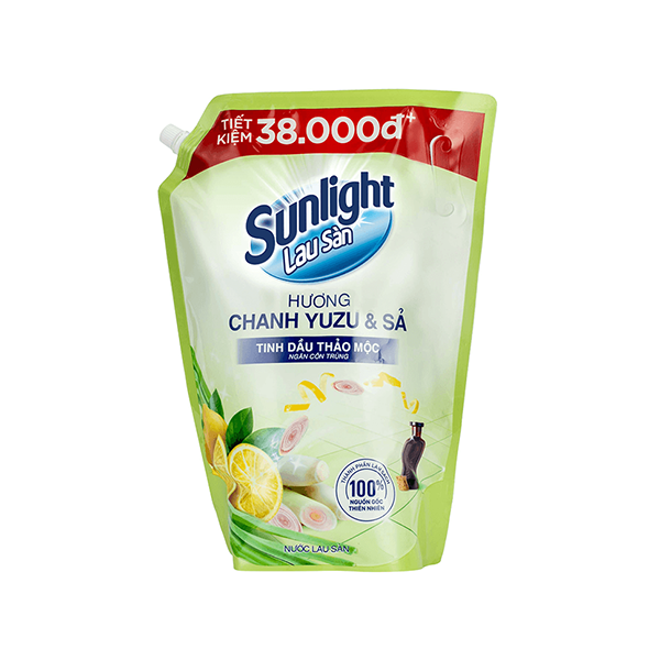 Nước Lau Sàn Sunlight Chanh Sả 3,4kg