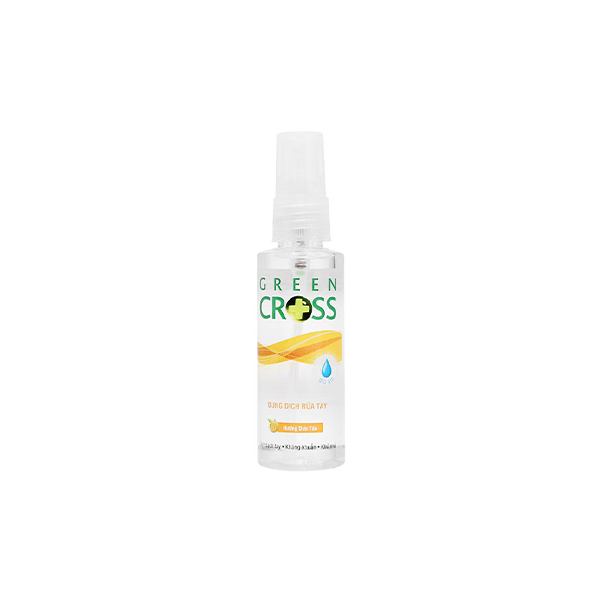 Xịt Rửa Tay Green Cross Dưa Táo chai 70ml