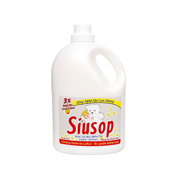 Nước Xả Làm Mềm Vải Siusop 3.8L