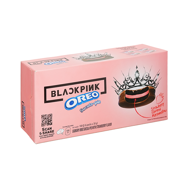 Bánh Oreo Pie Socola Vị Dâu 180g