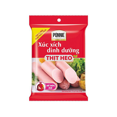 Xúc Xích Tiệt Trùng Ponnie Vị Heo 198g