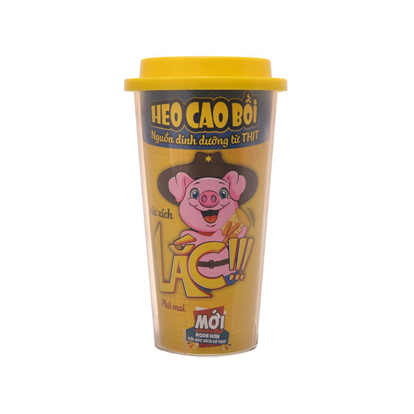 Xúc Xích Heo Cao Bồi Lắc Tôm Sữa 78g