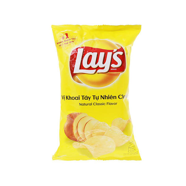 Snack Lays Khoai Tây Tự Nhiên 95g
