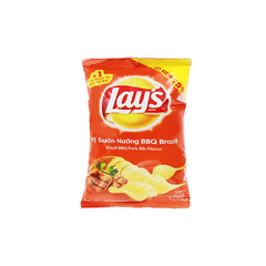 Snack Lays Vị Sườn Nướng BBQ Brazil 30g