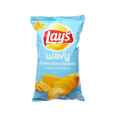 Snack Lays Wavy Phô Mai Cheddar 95g