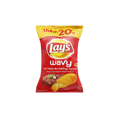 Snack Lays Wavy Thăn Bò Nướng Texas 30g