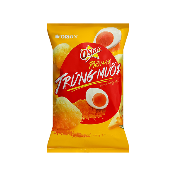 Snack OStar Phô Mai Trứng Muối 90g