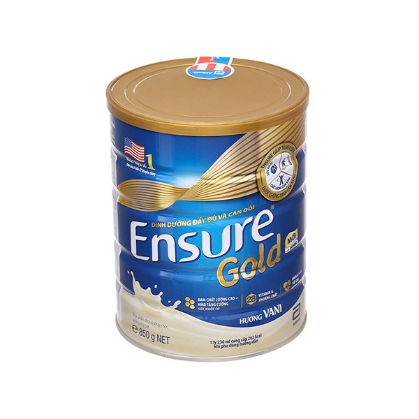 Sữa Bột Ensure Gold Hương Vani 850g