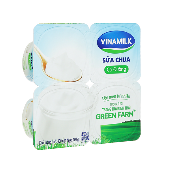 Sữa Chua Ăn Vinamilk 100% Có Đường