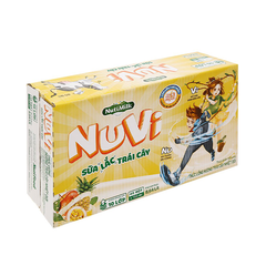Sữa Trái Cây Nuvi Lắc Trái Cây Nhiệt Đới 110ml