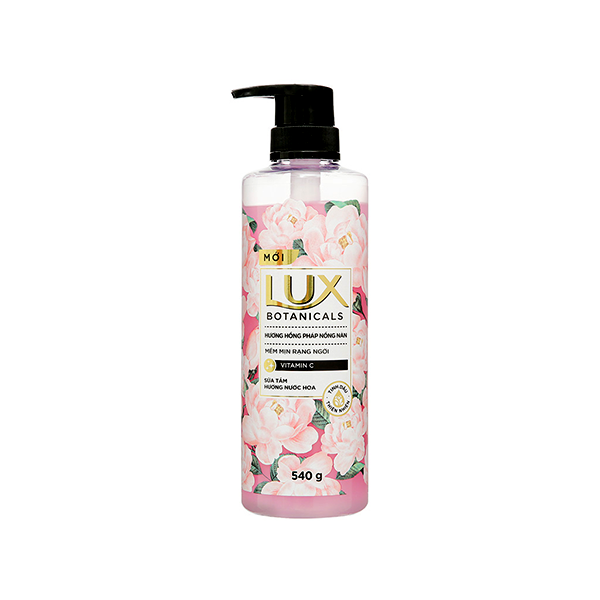 Sữa Tắm Lux Hương Hồng Pháp 540g