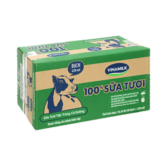 STTT Vinamilk Có Đường 220ml