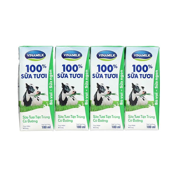 STTT Vinamilk Có Đường 180ml