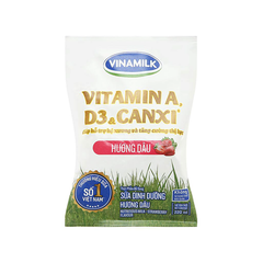 Sữa Tươi Tiệt Trùng Vinamilk Dâu Bịch 220ml