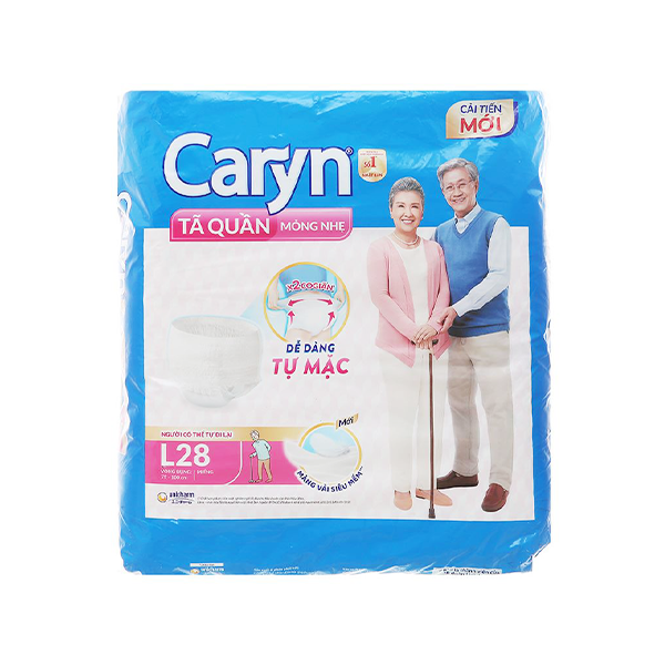 Tã Quần Caryn L28 Miếng (75 - 100cm)