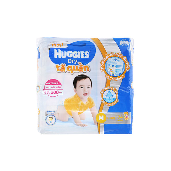 Tã Quần Huggies Size M 74M (6-11kg)