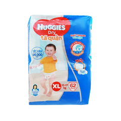 Tã Quần Huggies Size XL 62M + 8M (12-17kg)