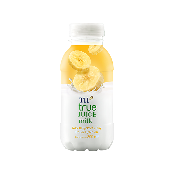 TH True Juice Milk Trái Cây Chuối Tự Nhiên 300ml