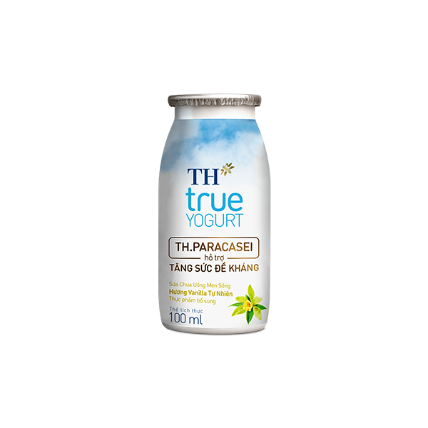 TH True Yogurt Sữa Chua Uống Men Sống Hương Vanila