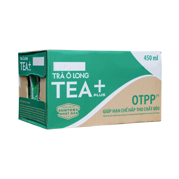 Trà Ô Long Tea Plus chai 450ml