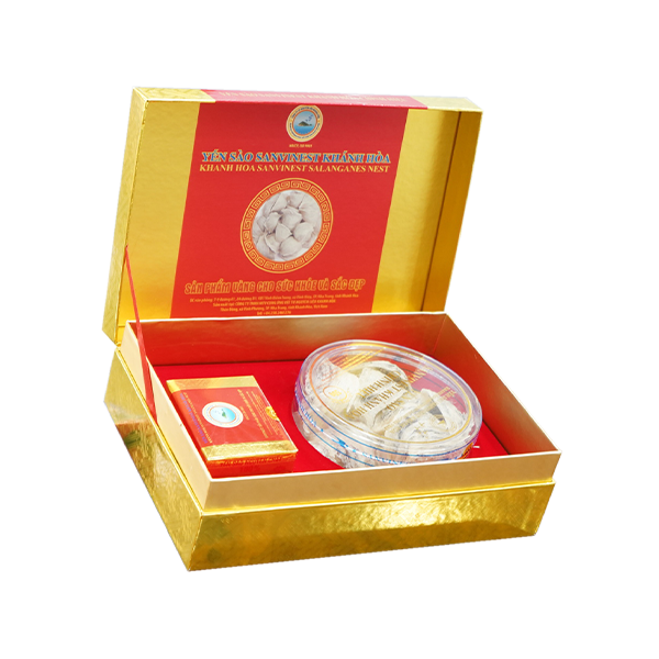 Yến Sào Sanvinest Khánh Hòa Chính Hiệu Nguyên Tổ Hộp 50g - S150