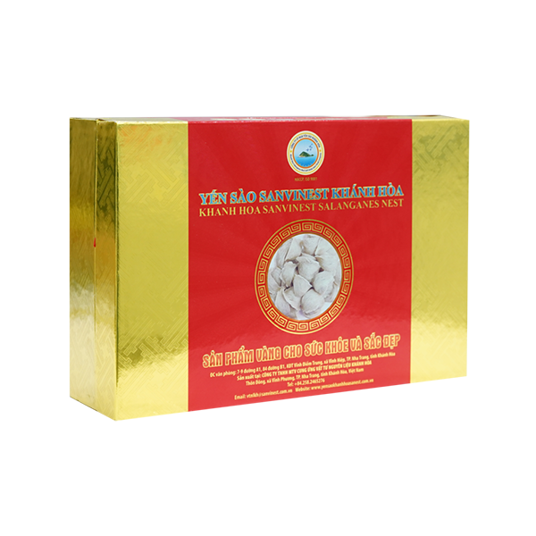 Yến Sào Sanvinest Khánh Hòa Chính Hiệu Nguyên Tổ Sơ Chế Hộp 50g - S250