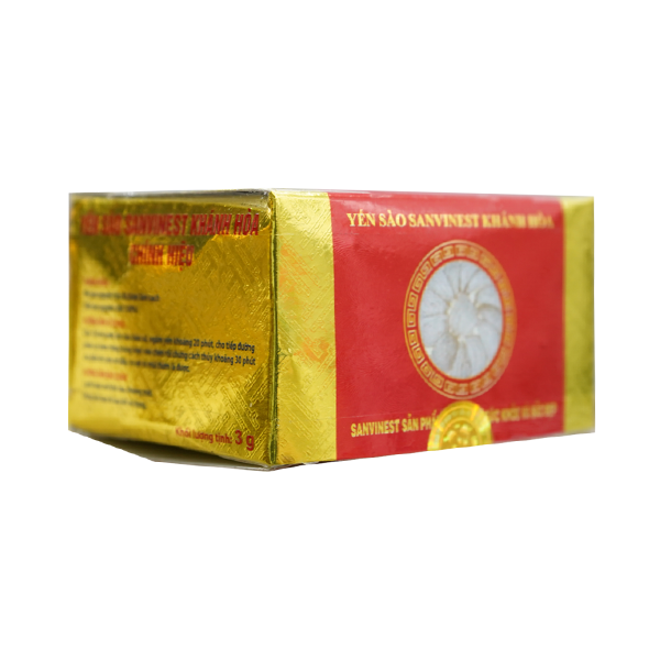 Yến Sào Sanvinest Khánh Hòa Chính Hiệu Tinh Chế Hộp 3g - V503
