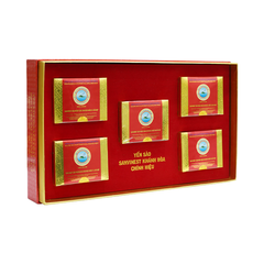 Yến Sào Sanvinest Khánh Hòa Chính Hiệu Tinh Chế Mẫu Hộp Quà Tặng 5 Hộp 3g - Q503
