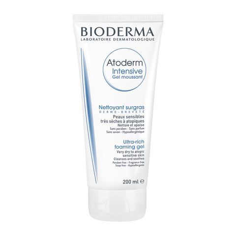Gel làm sạch dịu nhẹ cho da rất khô , nhạy cảm dễ bị kích ứng Bioderma Atoderm Intensive Gel Moussant - 200ml
