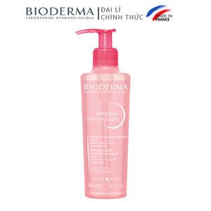 GEL RỮA MẶT CHO DA NHẠY CẢM BIODERMA Sensibio Gel moussant