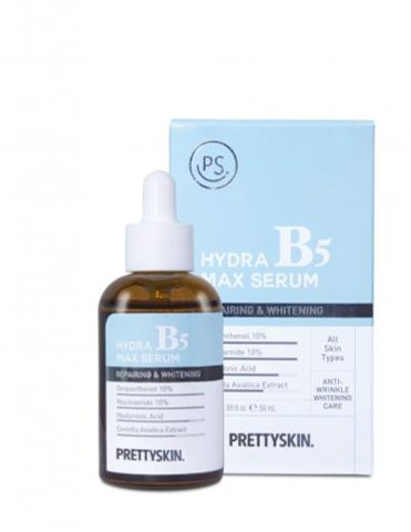 TINH CHẤT PHỤC HỒI, DƯỠNG TRẮNG HYDRA B5 MAX SERUM PRETTYSKIN 50ML