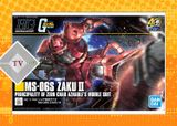  Mô Hình Lắp Ráp HG 1/144 MS-06S MS 06S Zaku II 
