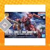  Mô Hình Lắp Ráp HGUC 1/144 Zaku II ( Red Comet Ver.) 