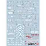  Decal Nước Huỳnh Quang Dán Mô Hình EVO MG 1/100 MSN-06S Sinanju ver Ka - OVA ver 