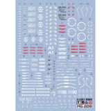  Decal Nước Huỳnh Quang Dán Mô Hình EVO MG 1/100 ZGMF-1000/A1 Gunner ZAKU Warrior 