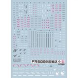  Decal Nước Huỳnh Quang Dán Mô Hình EVO TWFM FM 1/100 Aerial 
