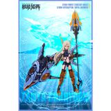  Mô Hình Lắp Ráp Nuke Matrix Cyber Forest Fantasy Girls Shadow - Siren - Storm Intereptor: Royal Enforcer 
