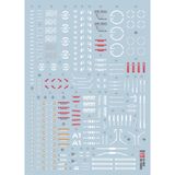  Decal Nước Huỳnh Quang Dán Mô Hình EVO MG 1/100 ZGMF-1000/A1 Gunner Zaku Warrior (Lunamaria Hawke Custom) 