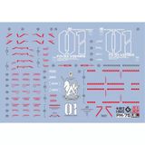  Decal Nước Huỳnh Quang Dán Mô Hình EVO MG 1/100 Heavy Weapon System HWS 