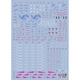  Decal Nước Huỳnh Quang Dán Mô Hình EVO HG CE 1/144 Mighty Strike Freedom Gundam 