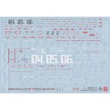  Decal Nước Huỳnh Quang Dán Mô hình MG 1/100 FAZZ ver Ka 