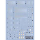  Decal Nước Huỳnh Quang Dán Mô Hình EVO HG CE 1/144 Mighty Strike Freedom Gundam 