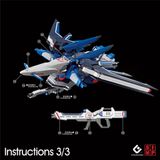  Decal Nước Huỳnh Quang Dán Mô Hình EVO HG CE 1/144 Rising Freedom Gundam 