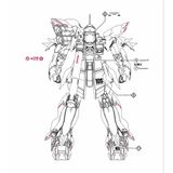  Decal Nước Huỳnh Quang Dán Mô Hình EVO MG 1/100 MSN-06S Sinanju ver Ka - OVA ver 