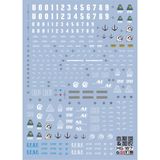  Decal Nước Huỳnh Quang Dán Mô Hình EVO MG 1/100 RGM-96X Jesta + Jesta Cannon 